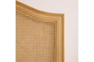 Cabeceira de cama em madeira de sungkai - 190 x 4 x 130 cm
