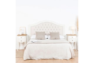 Cabeceira de cama em madeira de sungkai - 190 x 8 x 130 cm