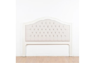 Cabeceira de cama em madeira de sungkai - 190 x 8 x 130 cm