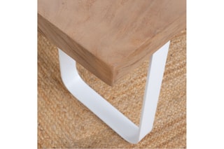 Banco em madeira de trembesi - 140 x 49 x 35 cm