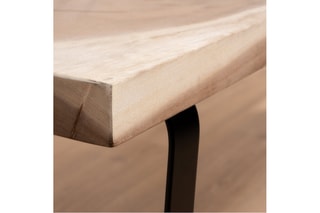 Banco em madeira de trembesi - 140 x 49 x 35 cm