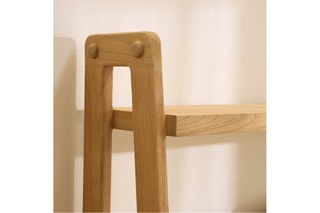 Estante de 6 gavetas em madeira de sungkai - 90 x 180 x 37 cm