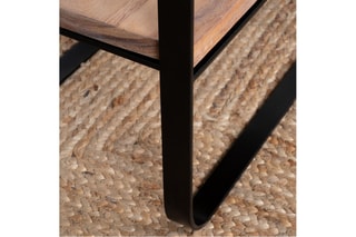 Estante de 3 níveis em madeira de trembesi - 41 x 145 x 30 cm