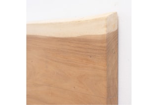 Cabeceira de cama de suspender em madeira de trembesi- 105 x 50/60 x 4 cm