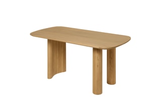Mesa de jantar em madeira de sungkai - 160 x 76 x 80 cm