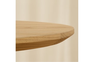 Mesa de jantar em madeira de sungkai - 120 x 75 x 120 cm