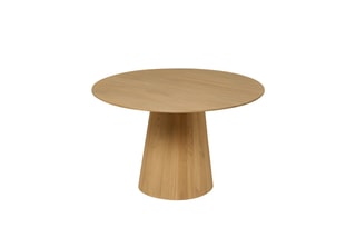 Mesa de jantar em madeira de sungkai - 120 x 75 x 120 cm