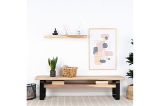 Móvel de TV em madeira de trembesi - 180 x 45,5 x 41 cm