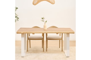 Mesa de jantar em madeira de Trembesi - 140 x 75 x 89 cm