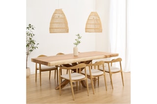 Mesa de jantar em madeira de Trembesi - 220 x 78 x 100 cm