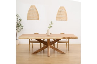 Mesa de jantar em madeira de Trembesi - 220 x 78 x 100 cm