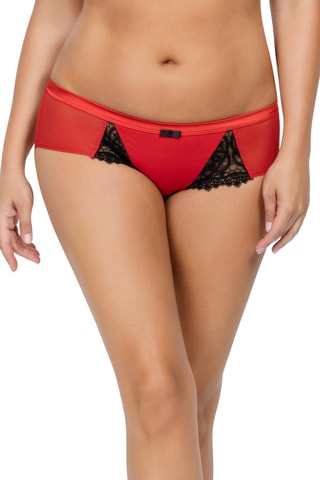 Shorties Lulu Vermelho e preto