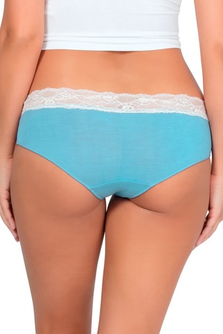 Shorty Parfait Panty - Bleu et ivoire