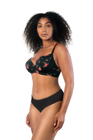 Soutien-gorge ampliforme Casey - Noir et rose