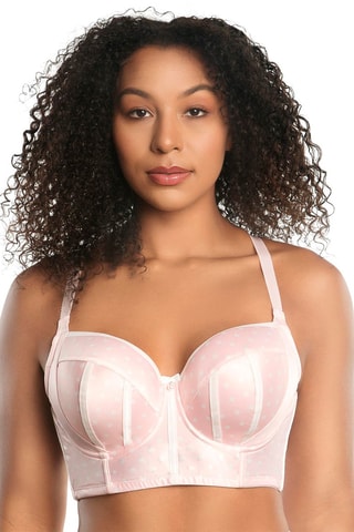 Soutien-gorge Charlotte - Rose et blanc