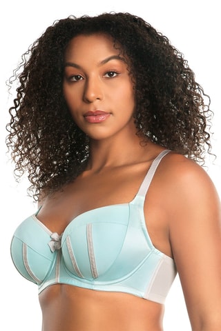 Soutien-gorge Charlotte - Menthe et vieux rose