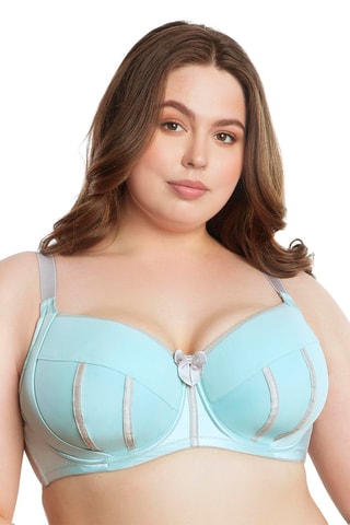 Soutien-gorge Charlotte - Menthe et vieux rose
