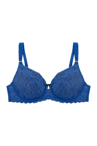 Soutien-gorge en dentelle Charlotte - Bleu
