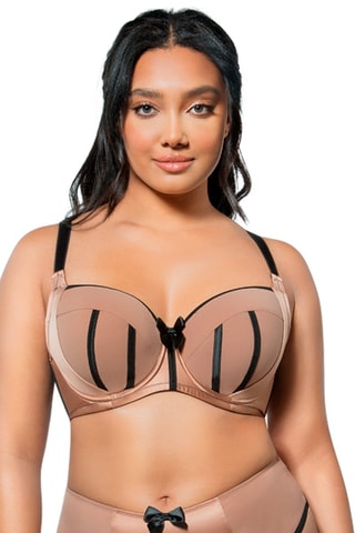 Soutien-gorge ampliforme Charlotte  -  Nude foncé