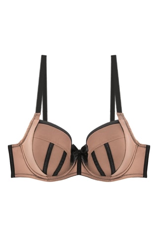 Soutien-gorge ampliforme Charlotte  -  Nude foncé