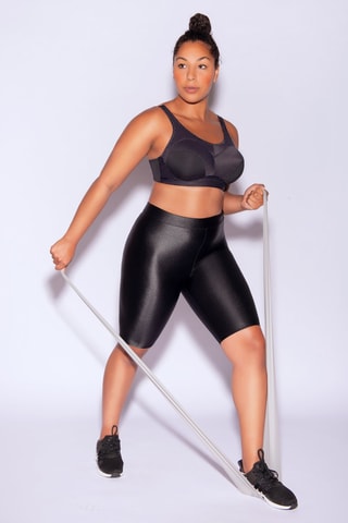 Brassière de sport Energy Noir et vieux rose