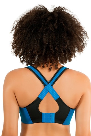 Brassière Active Bleu et noir