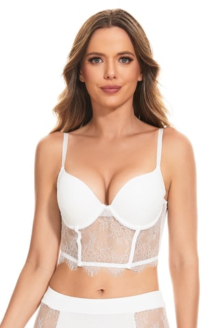Bustier ampliforme - Blanc