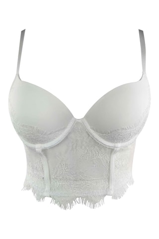 Bustier ampliforme - Blanc