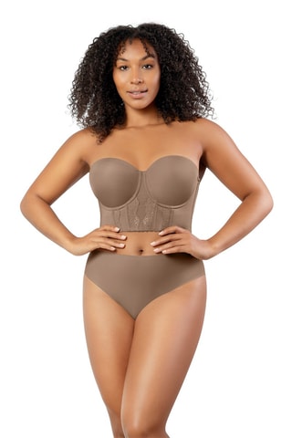 Bustier Elissa Marron