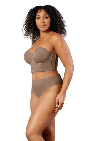 Bustier Elissa Marron