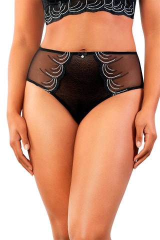 Culotte taille haute Pearl - Noir