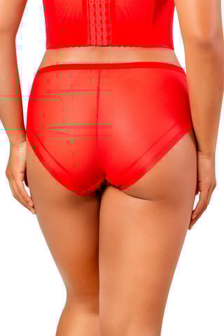 Culotte taille haute Shea - Rouge