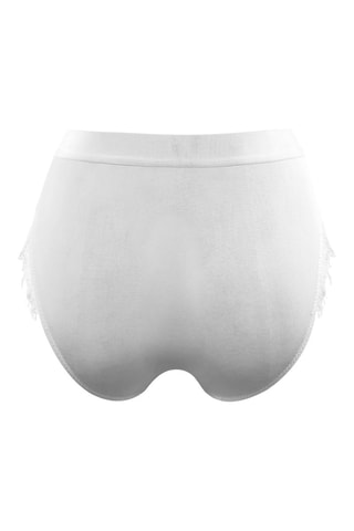 Culotte taille haute - Blanc