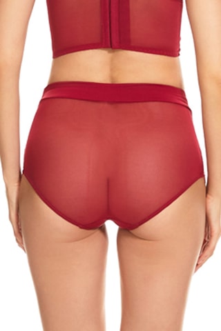 Cueca de cintura subida Vermelho