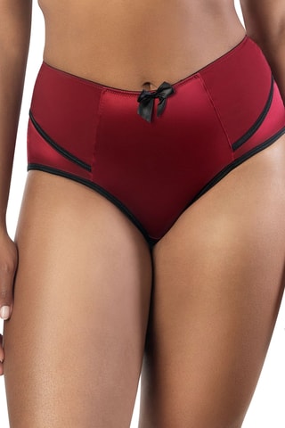 Culotte taille haute Charlotte - Bordeaux
