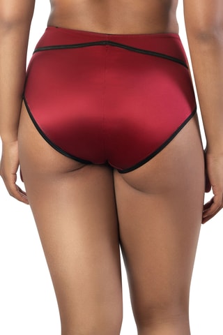 Culotte taille haute Charlotte - Bordeaux