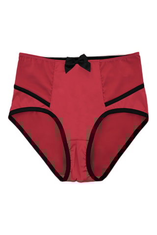 Culotte taille haute Charlotte - Bordeaux