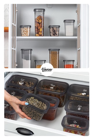 20 boîtes de conservation - 0,4 / 0,8 / 1,15 / 1,5 l