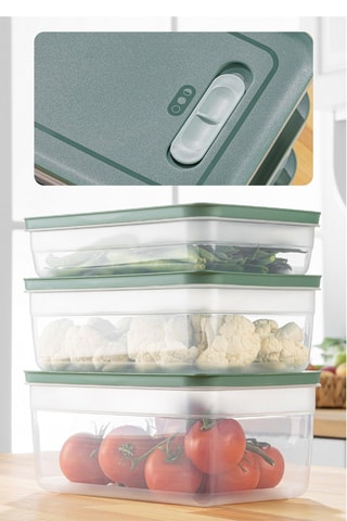 3 boîtes de conservation en plastique sans BPA - 250, 380 et 500 cl