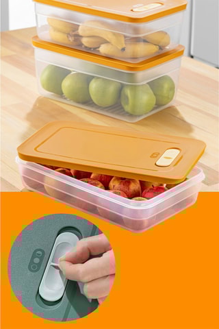 3 boîtes de conservation en plastique sans BPA - 250, 380 et 500 cl