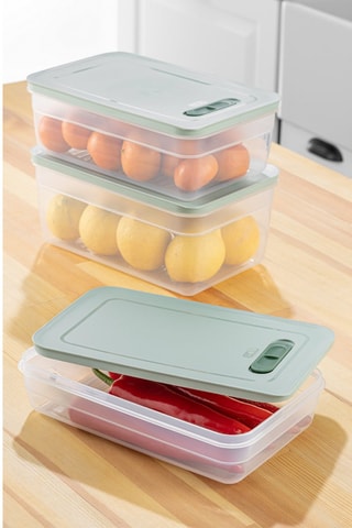 3 boîtes de conservation sans BPA - 250, 380 et 500 cl