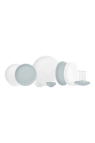 Service de petit déjeuner en porcelaine - 26 pièces