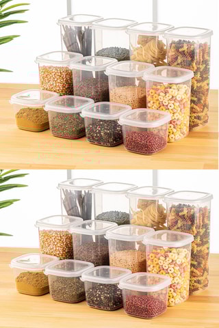 24 boîtes de conservation - 550 à 1750 ml