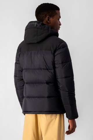 Doudoune à capuche Noir