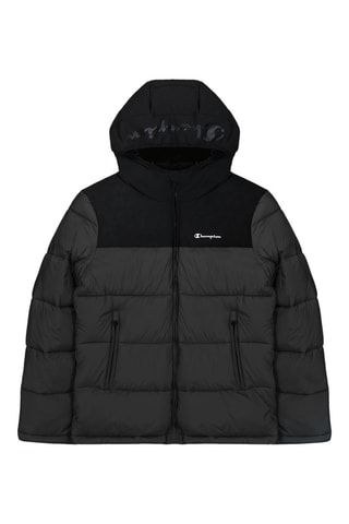 Doudoune à capuche Noir
