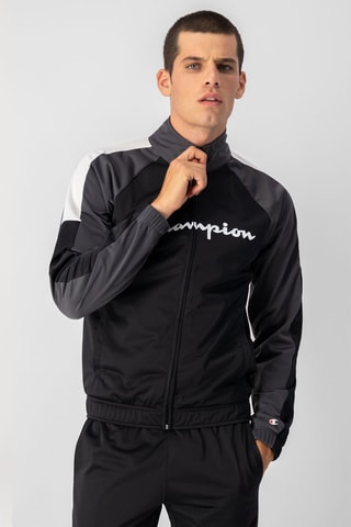 Veste de survêtement Noir et gris foncé