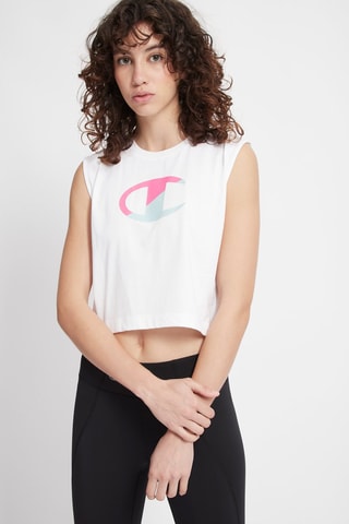 Crop top Blanc