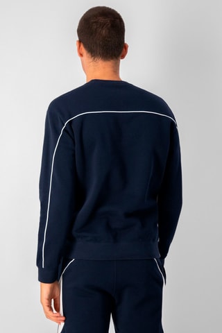 Sweat Bleu marine et gris clair chiné