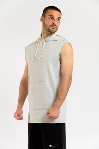 Sweat à capuche Gris chiné