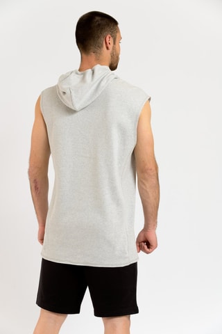 Sweat à capuche Gris chiné